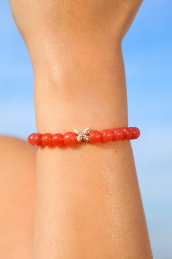 Amulet-Southern Red Butterfly Bracelet - Image 3